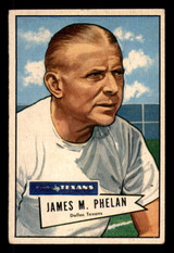 1952 Bowman Small #122 Jim Phelan CO Very Good 1952 Bowman Small #122 Jim Phelan CO Very Good
