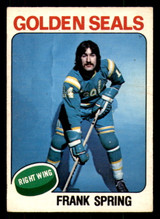 1975-76 O-Pee-Chee #341 Frank Spring Excellent+ RC Rookie 