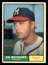 1961 Topps #120 Eddie Mathews Very Good ID: 383339 1961 Topps #120 Eddie Mathews Very Good ID: 383339