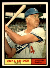 1961 Topps #443 Duke Snider Excellent ID: 383343 1961 Topps #443 Duke Snider Excellent ID: 383343