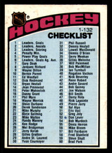 1976-77 O-Pee-Chee #116 Checklist Excellent+ 