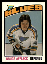1976-77 O-Pee-Chee #305 Bruce Affleck Excellent+ RC Rookie 