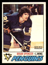 1977-78 O-Pee-Chee #9 Brian Spencer Ex-Mint 1977-78 O-Pee-Chee #9 Brian Spencer Ex-Mint