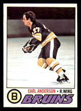 1977-78 O-Pee-Chee #114 Earl Anderson Near Mint+ RC Rookie 