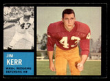 1962 Topps #173 Jim Kerr Excellent 1962 Topps #173 Jim Kerr Excellent