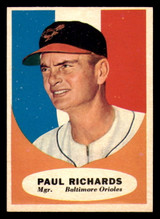 1961 Topps #131 Paul Richards MG Near Mint Set Break 1961 Topps #131 Paul Richards MG Near Mint Set Break