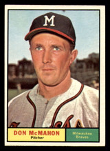 1961 Topps #278 Don McMahon Ex-Mint Set Break 1961 Topps #278 Don McMahon Ex-Mint Set Break