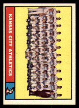 1961 Topps #297 Athletics Team Near Mint Set Break 