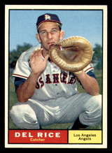 1961 Topps #448 Del Rice Ex-Mint Set Break 1961 Topps #448 Del Rice Ex-Mint Set Break