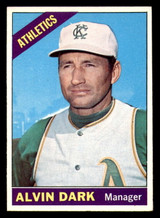 1966 Topps #433 Alvin Dark MG Excellent+  ID: 384247