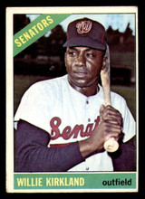 1966 Topps #434 Willie Kirkland Excellent 