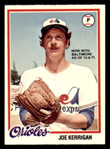 1978 O-Pee-Chee #108 Joe Kerrigan Near Mint ID: 385270 1978 O-Pee-Chee #108 Joe Kerrigan Near Mint ID: 385270