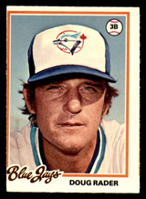1978 O-Pee-Chee #166 Doug Rader Miscut Blue Jays 1978 O-Pee-Chee #166 Doug Rader Miscut Blue Jays