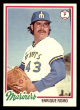 1978 O-Pee-Chee #186 Enrique Romo Ex-Mint 1978 O-Pee-Chee #186 Enrique Romo Ex-Mint