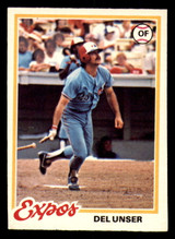 1978 O-Pee-Chee #216 Del Unser Ex-Mint ID: 385453 1978 O-Pee-Chee #216 Del Unser Ex-Mint ID: 385453