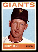 1964 Topps #374 Bobby Bolin Excellent+ ID: 386107 1964 Topps #374 Bobby Bolin Excellent+ ID: 386107