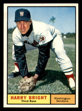 1961 Topps #447 Harry Bright Ex-Mint ID: 386653 1961 Topps #447 Harry Bright Ex-Mint ID: 386653