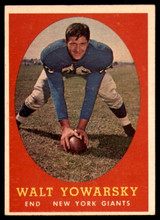 1958 Topps #101 Walt Yowarsky EX/NM ID: 73835 1958 Topps #101 Walt Yowarsky EX/NM ID: 73835
