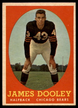 1958 Topps #8 Jim Dooley EX/NM ID: 81458 1958 Topps #8 Jim Dooley EX/NM ID: 81458