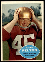1960 Topps #129 Ralph Felton Ex-Mint RC Rookie  ID: 246844