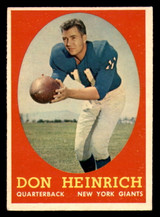 1958 Topps #83 Don Heinrich Excellent+  ID: 270126