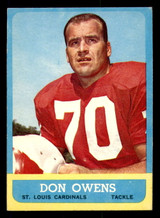 1963 Topps #156 Don Owens Ex-Mint  ID: 272995