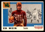 1955 Topps All American #3 Ed Weir VG-EX 1955 Topps All American #3 Ed Weir VG-EX