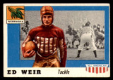 1955 Topps All American #3 Ed Weir Very Good  ID: 387146