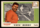 1955 Topps All American #100 Fats Henry Very Good RC Rookie SP  ID: 387226
