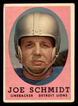 1958 Topps #3 Joe Schmidt Very Good  ID: 387232