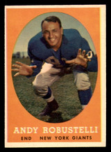 1958 Topps #15 Andy Robustelli Excellent+  ID: 387260