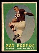 1958 Topps #17 Ray Renfro Excellent+ ID: 387264 1958 Topps #17 Ray Renfro Excellent+ ID: 387264