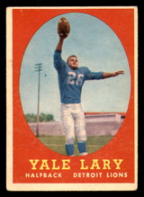 1958 Topps #18 Yale Lary Excellent  ID: 387267