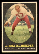 1958 Topps #28 Carl Brettschneider UER Excellent+ ID: 387290 1958 Topps #28 Carl Brettschneider UER Excellent+ ID: 387290