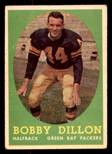 1958 Topps #32 Bobby Dillon Very Good  ID: 387300