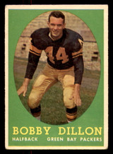 1958 Topps #32 Bobby Dillon Very Good  ID: 387301