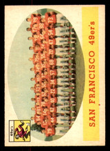 1958 Topps #41 49ers Team Ex-Mint  ID: 387326
