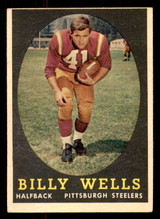 1958 Topps #49 Billy Wells UER Excellent ID: 387348 1958 Topps #49 Billy Wells UER Excellent ID: 387348
