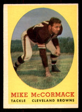 1958 Topps #59 Mike McCormack Excellent+  ID: 387373