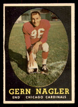1958 Topps #60 Gern Nagler Ex-Mint  ID: 387374