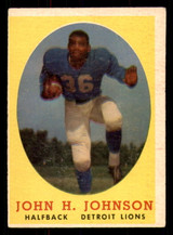 1958 Topps #75 John Henry Johnson Excellent  ID: 387407
