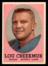 1958 Topps #81 Lou Creekmur Excellent+  ID: 387424