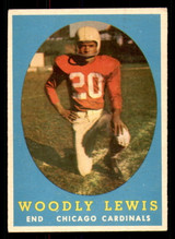 1958 Topps #82 Woodley Lewis UER VG-EX 1958 Topps #82 Woodley Lewis UER VG-EX