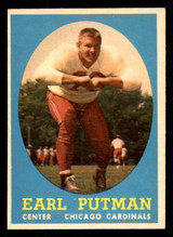 1958 Topps #88 Earl Putman Ex-Mint  ID: 387440