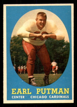 1958 Topps #88 Earl Putman Excellent+  ID: 387441