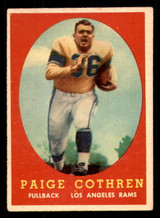 1958 Topps #92 Paige Cothren Excellent  ID: 387448