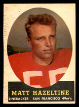 1958 Topps #100 Matt Hazeltine Poor RC Rookie ID: 387466 1958 Topps #100 Matt Hazeltine Poor RC Rookie ID: 387466