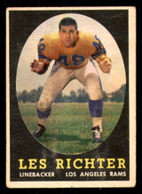 1958 Topps #105 Les Richter Very Good 