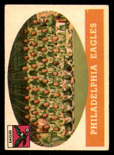 1958 Topps #109 Eagles Team Excellent  ID: 387487