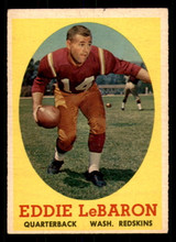 1958 Topps #112 Eddie LeBaron Excellent 